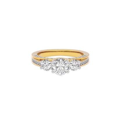 Whispering Romance Diamond Ring 18 KT / Yellow Gold / 22