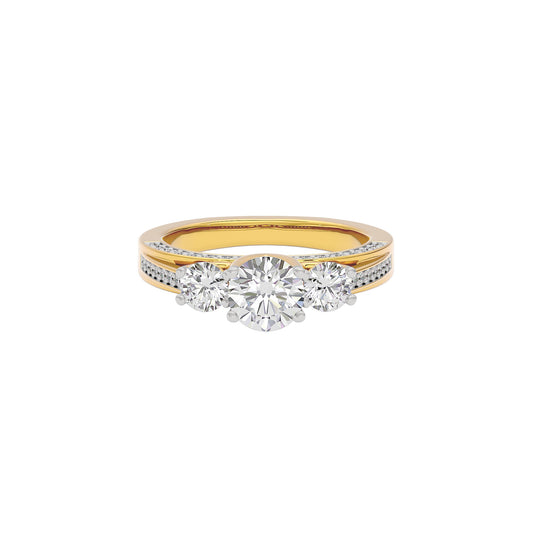 Whispering Romance Diamond Ring 18 KT / Yellow Gold / 22