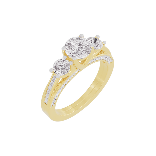 Whispering Romance Diamond Ring