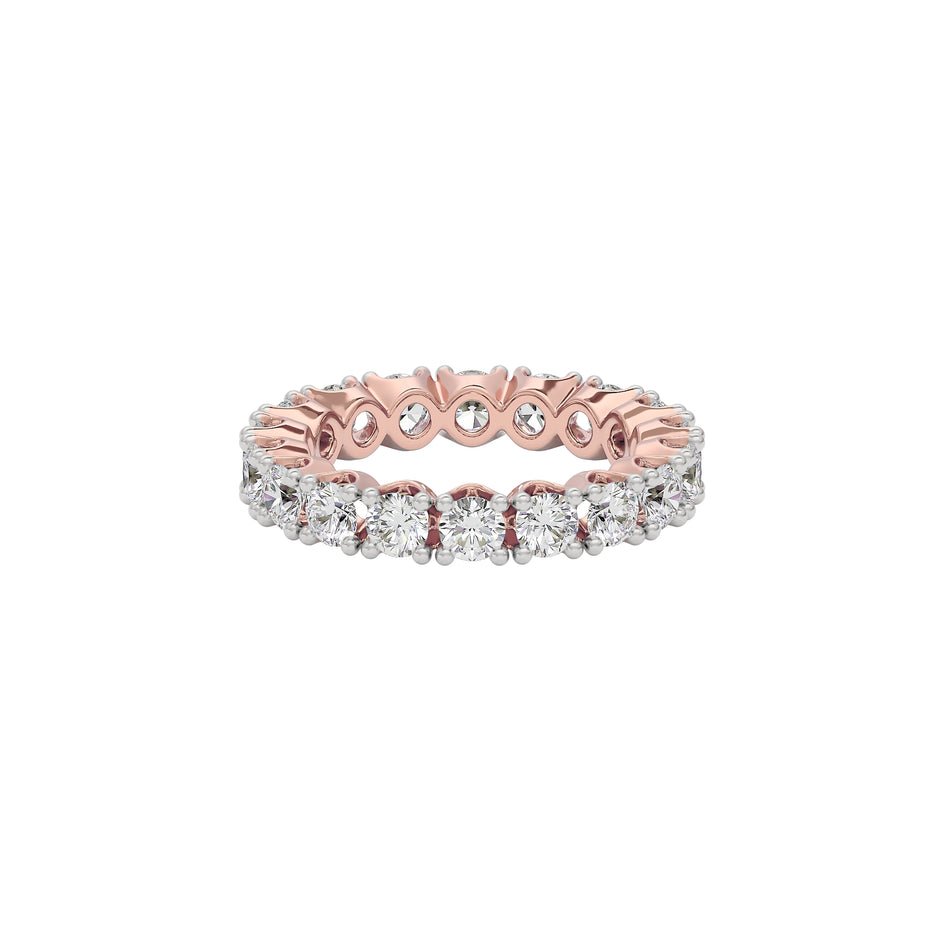 Stunning Ornate Diamond Ring 18 KT / Rose Gold / 22
