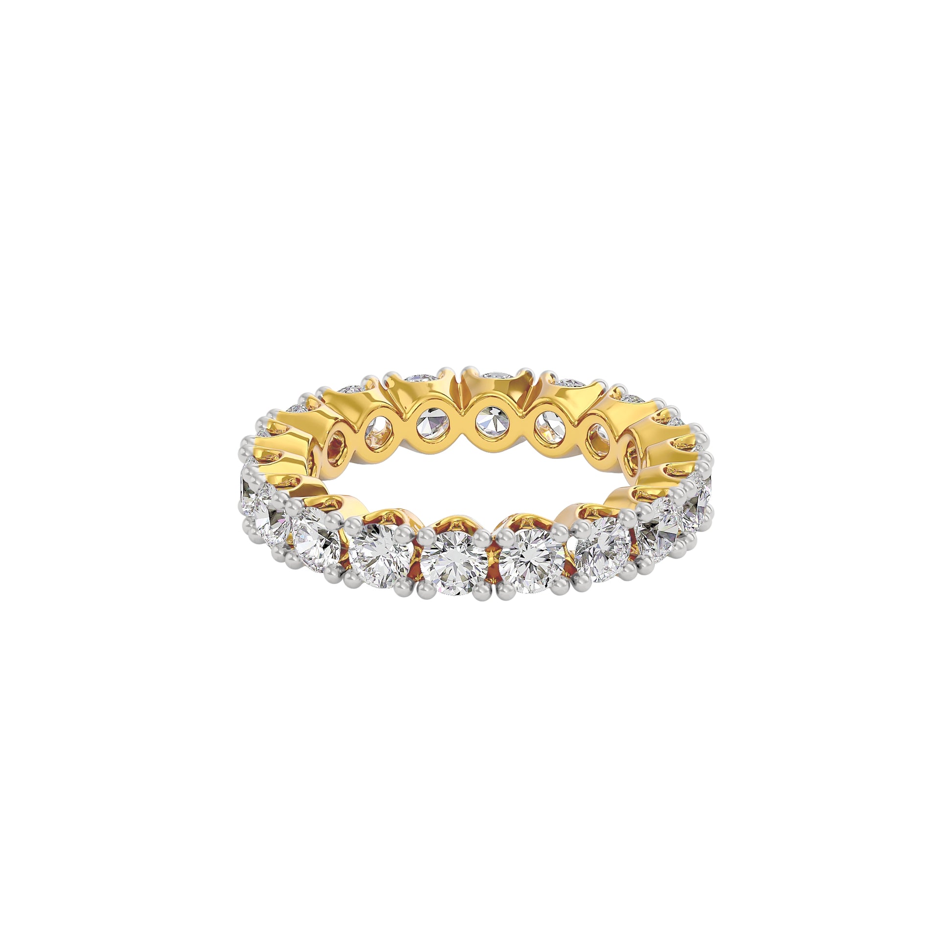 Stunning Ornate Diamond Ring 18 KT / Yellow Gold / 22