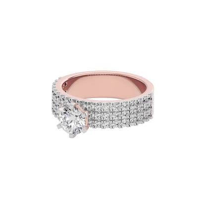 Diamond Decadence Diamond Ring 18 KT / Rose Gold / 22