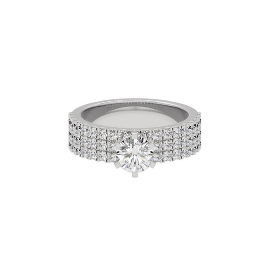 Diamond Decadence Diamond Ring 18 KT / White Gold / 22