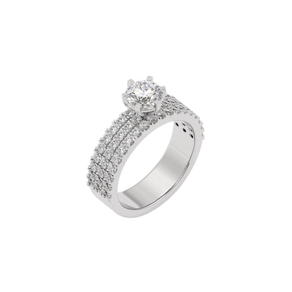 Diamond Decadence Diamond Ring 18 KT / White Gold / 22