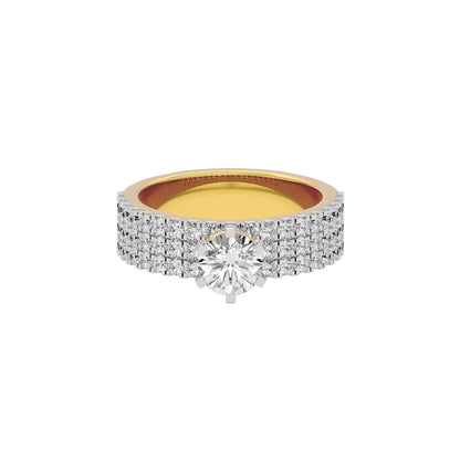 Diamond Decadence Diamond Ring 18 KT / Yellow Gold / 22