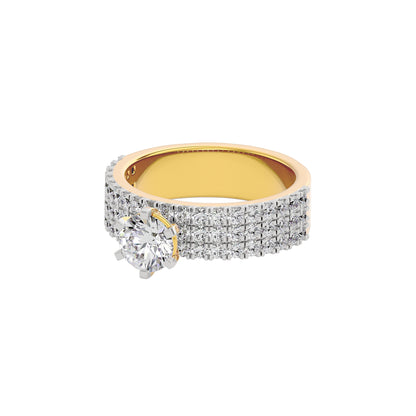 Diamond Decadence Diamond Ring 18 KT / Yellow Gold / 22