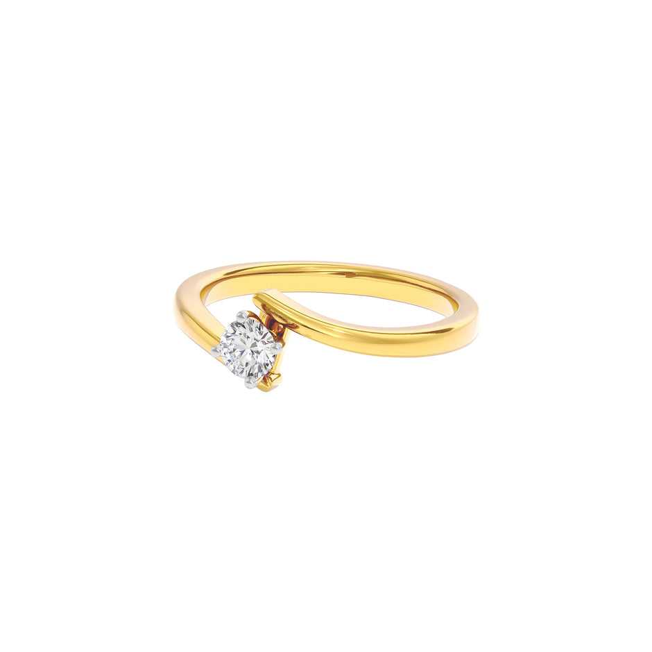 Mesmerising Allure Diamond Ring 18 KT / Yellow Gold / 22