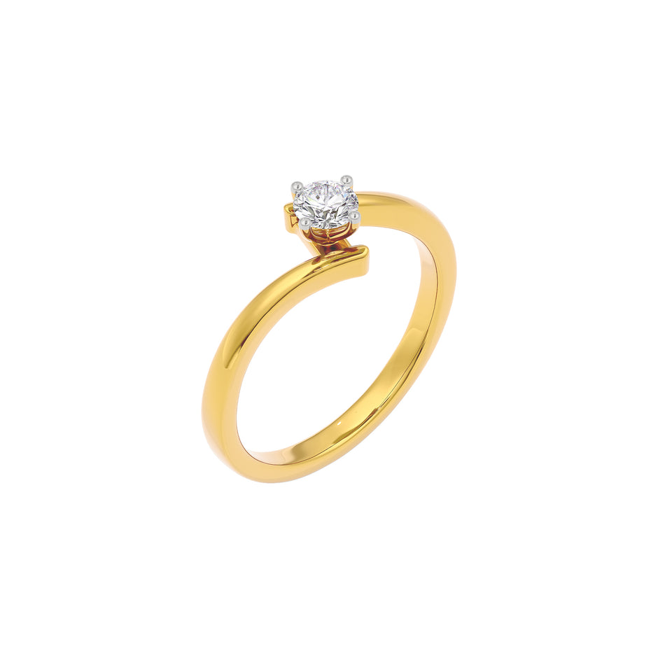 Mesmerising Allure Diamond Ring 18 KT / Yellow Gold / 22