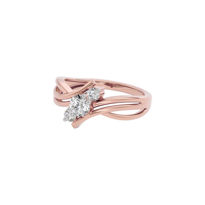Princess Glow Diamond Ring 18 KT / Rose Gold / 22