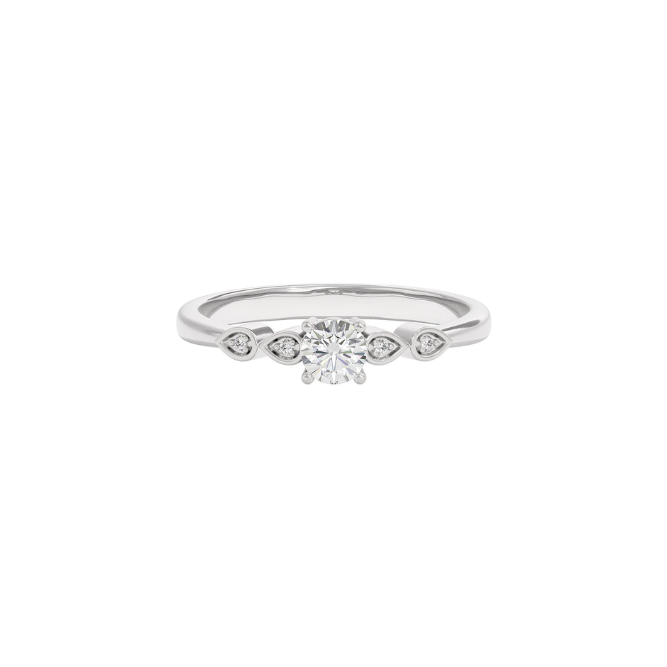 Passionate Aura Diamond Ring 18 KT / White Gold / 22
