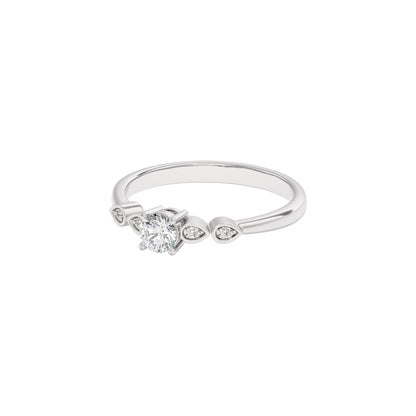 Passionate Aura Diamond Ring 18 KT / White Gold / 22