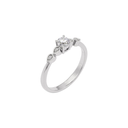Passionate Aura Diamond Ring 18 KT / White Gold / 22