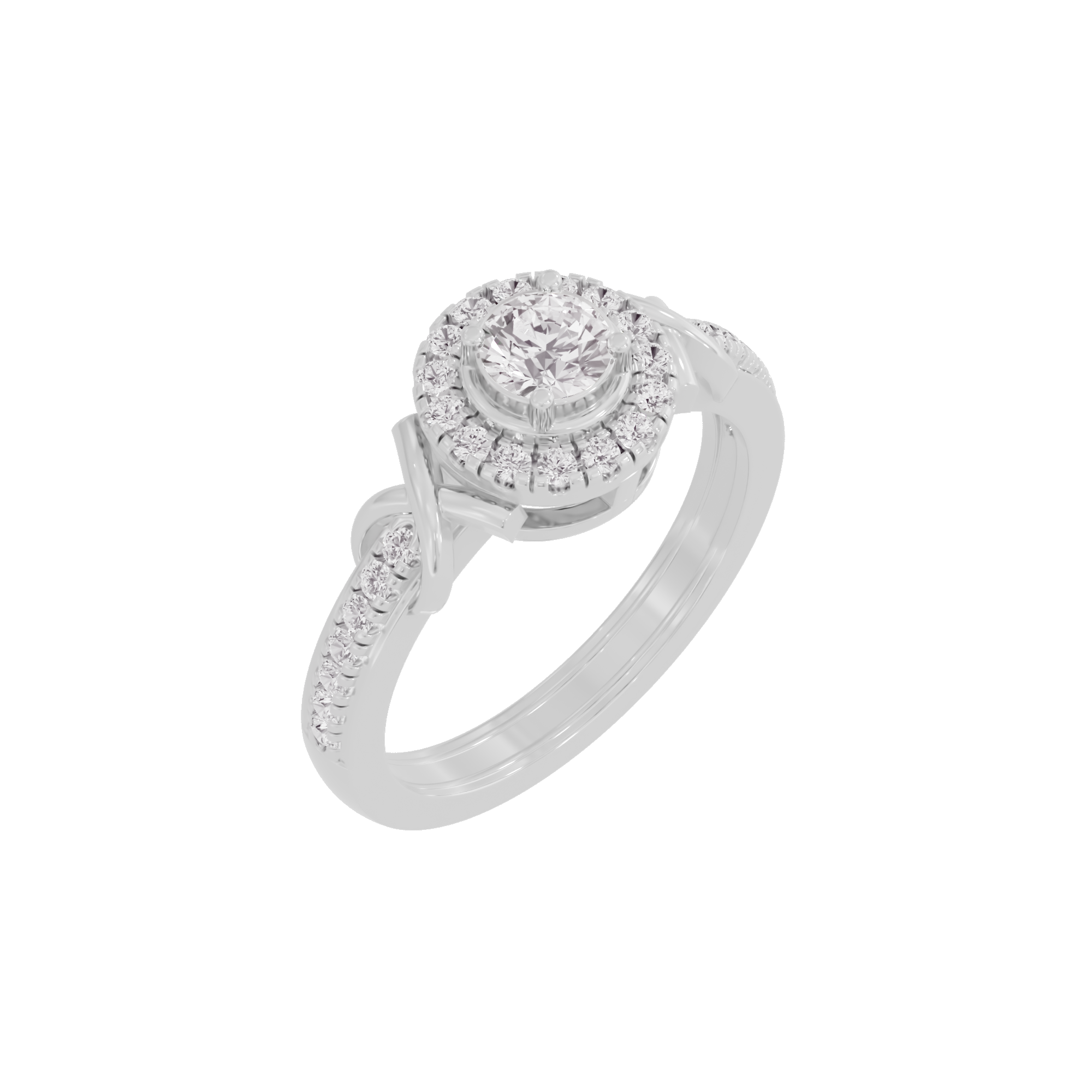 Twilight Twist Diamond Ring