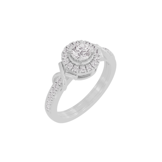 Twilight Twist Diamond Ring