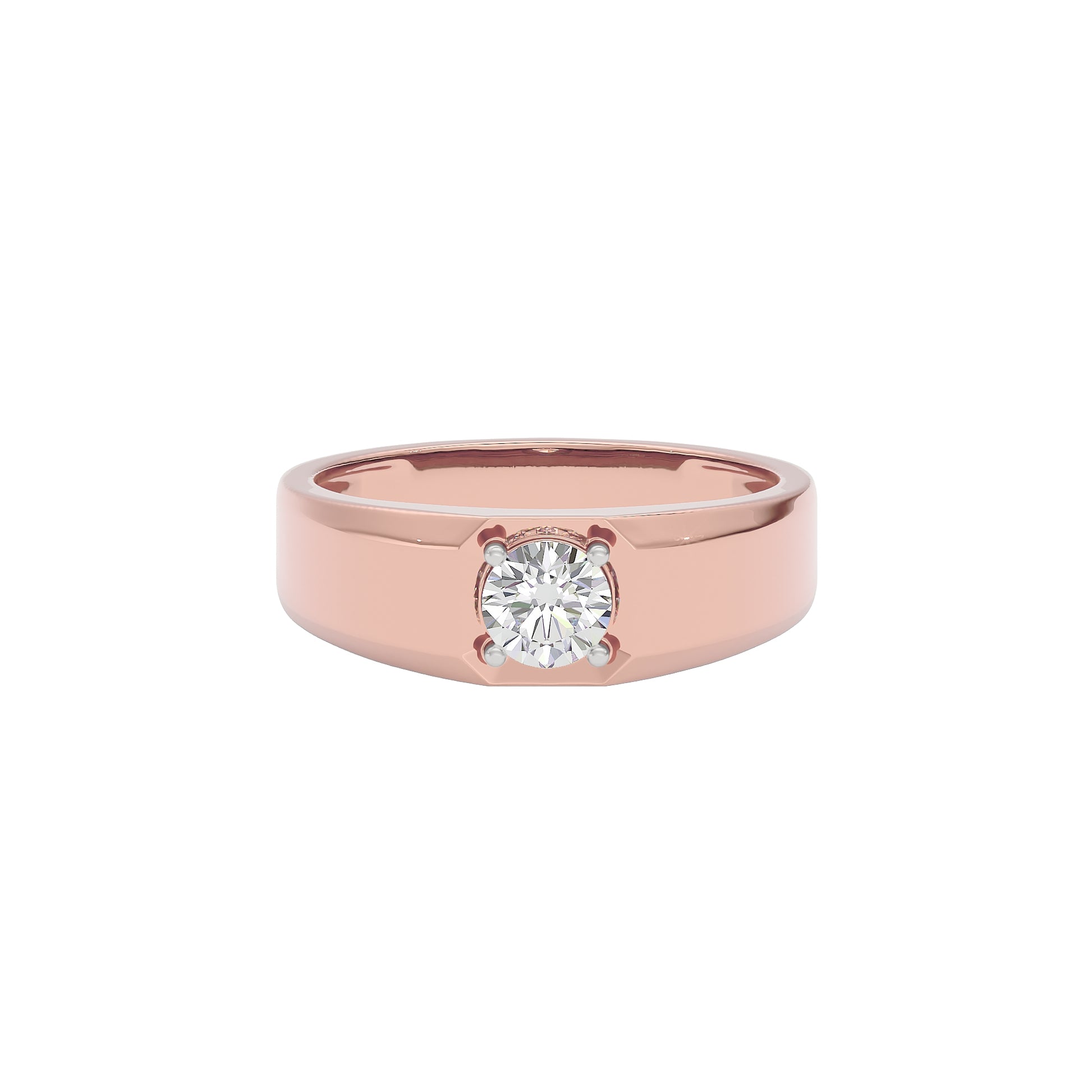 Tranquil Trinity Diamond Ring 18 KT / Rose Gold / 22