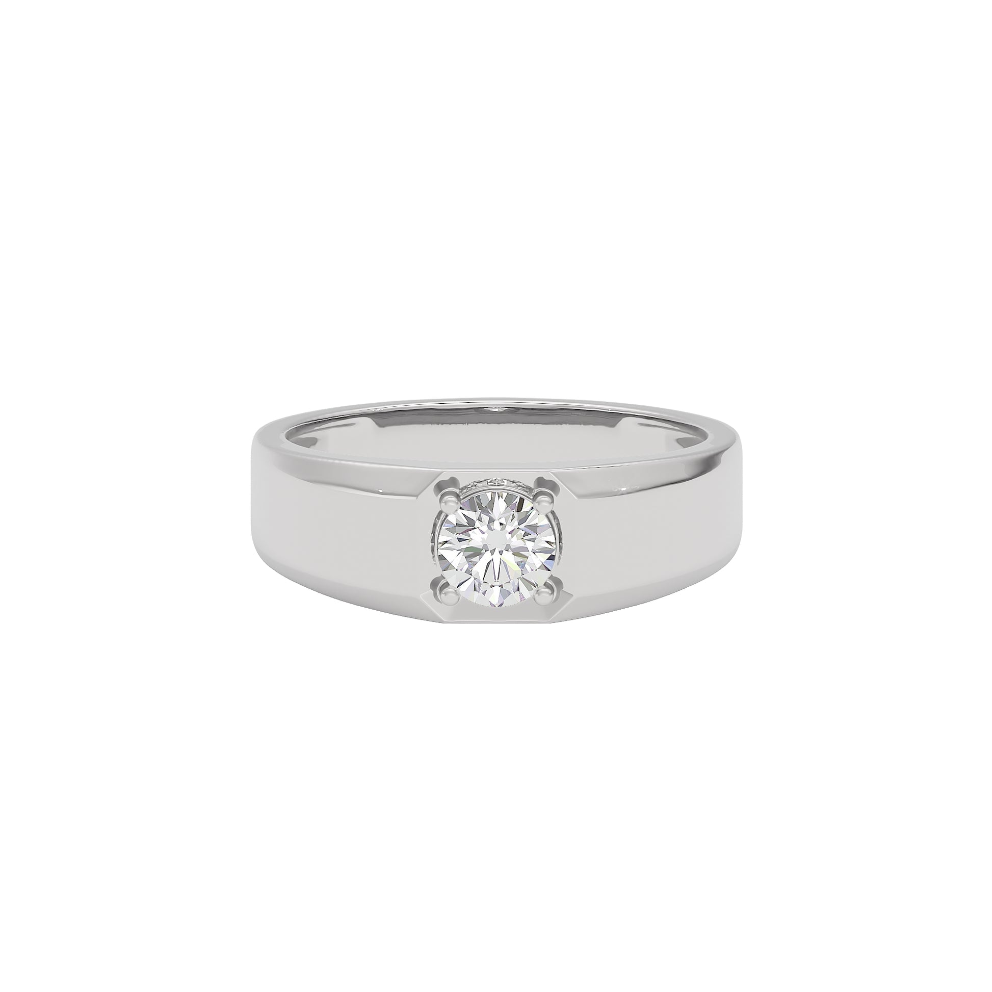 Tranquil Trinity Diamond Ring 18 KT / White Gold / 22