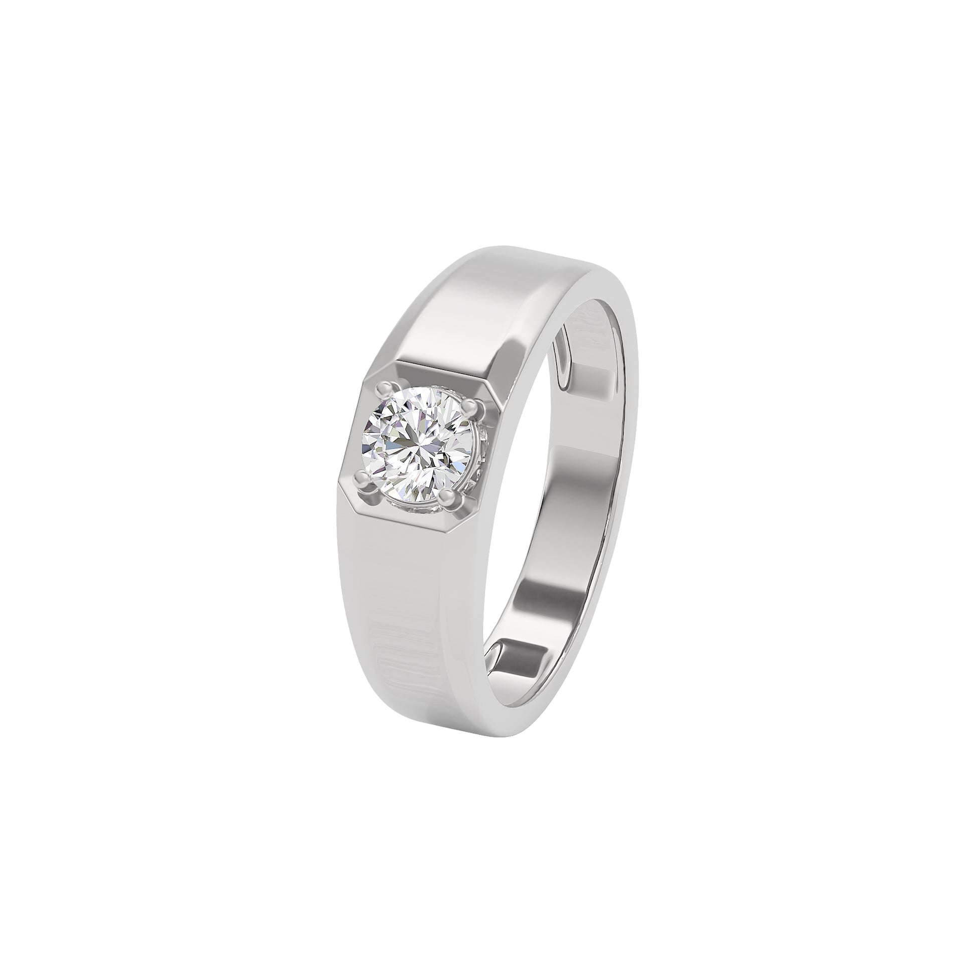 Tranquil Trinity Diamond Ring 18 KT / White Gold / 22