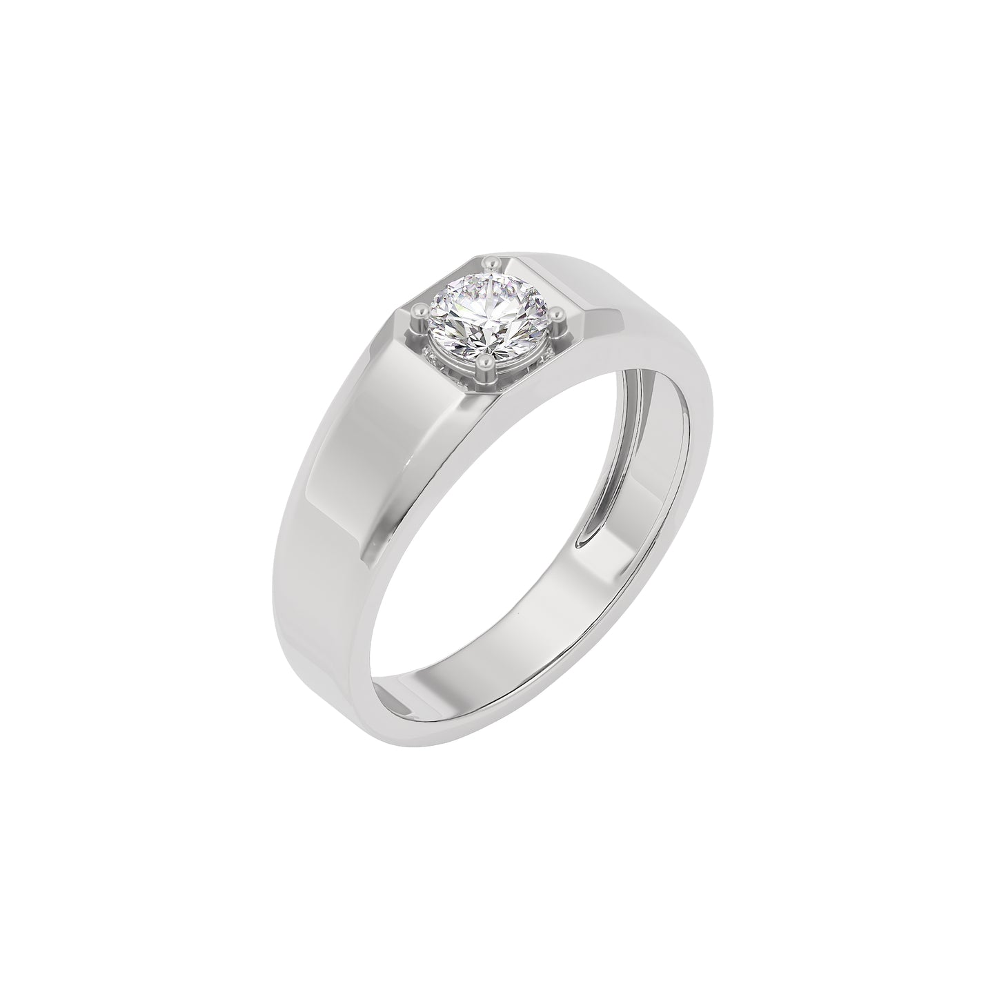 Tranquil Trinity Diamond Ring 18 KT / White Gold / 22