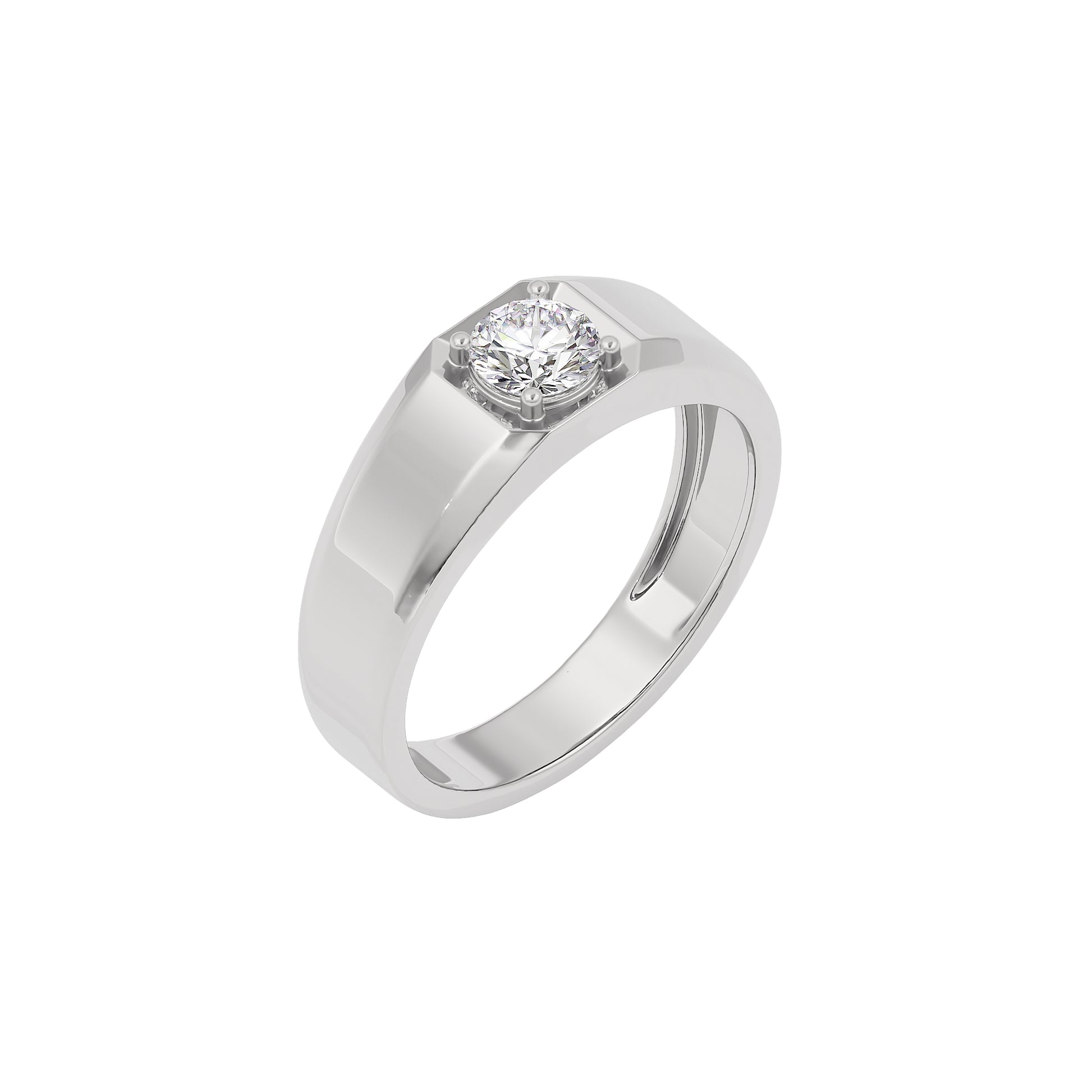 Tranquil Trinity Diamond Ring 18 KT / White Gold / 22