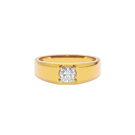 Tranquil Trinity Diamond Ring 18 KT / Yellow Gold / 22