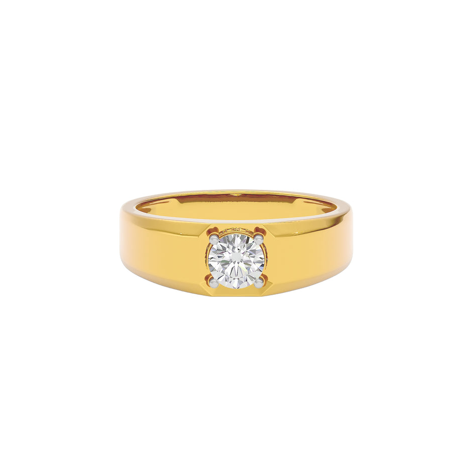 Tranquil Trinity Diamond Ring 18 KT / Yellow Gold / 22