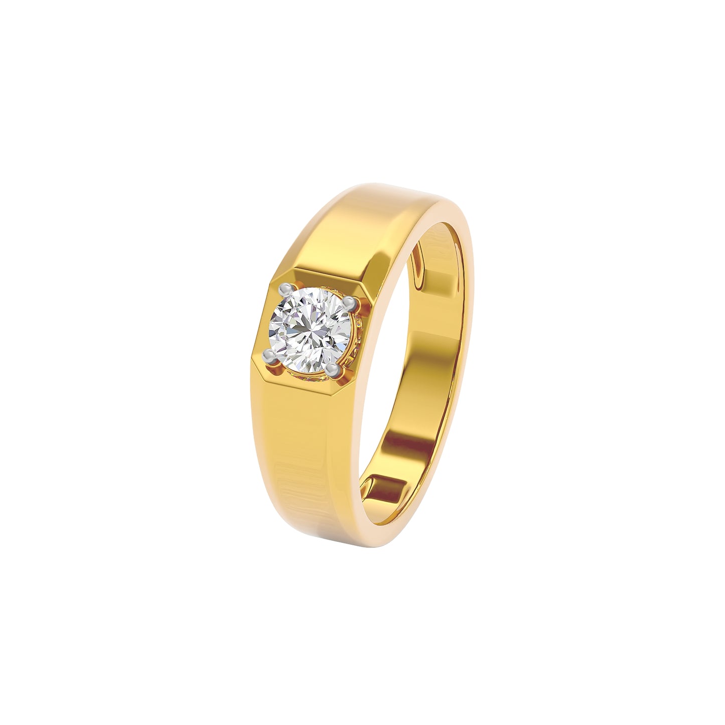 Tranquil Trinity Diamond Ring 18 KT / Yellow Gold / 22