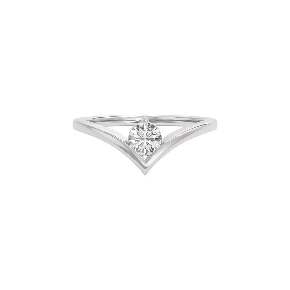 Radiant Jewel Diamond Ring 18 KT / White Gold / 22