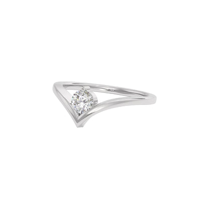 Radiant Jewel Diamond Ring 18 KT / White Gold / 22