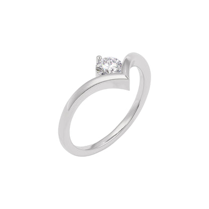 Radiant Jewel Diamond Ring 18 KT / White Gold / 22