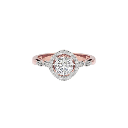 Timeless Trellis Diamond Ring 18 KT / Rose Gold / 22