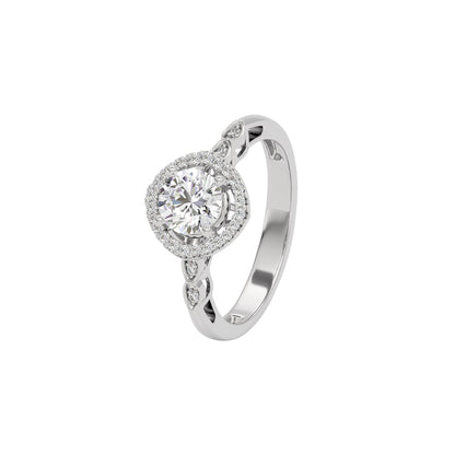 Timeless Trellis Diamond Ring 18 KT / White Gold / 22