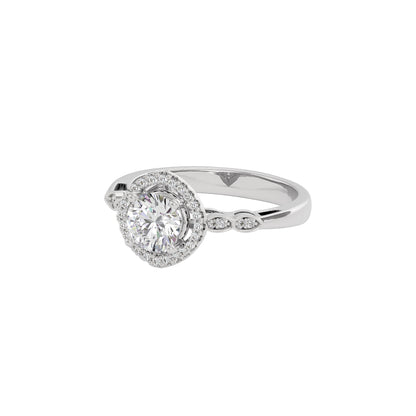 Timeless Trellis Diamond Ring 18 KT / White Gold / 22