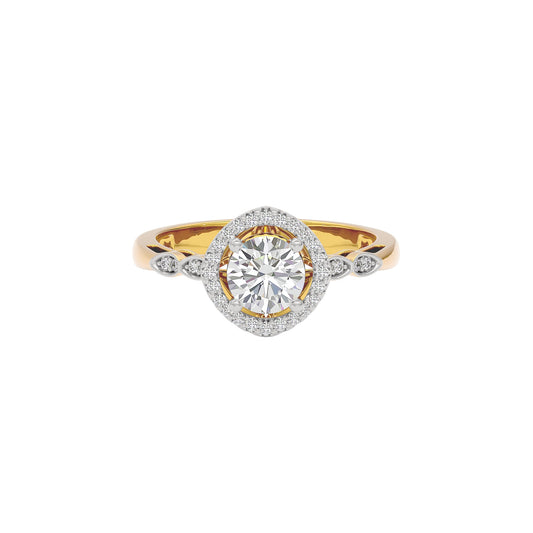 Timeless Trellis Diamond Ring 18 KT / Yellow Gold / 22