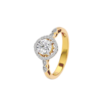 Timeless Trellis Diamond Ring 18 KT / Yellow Gold / 22