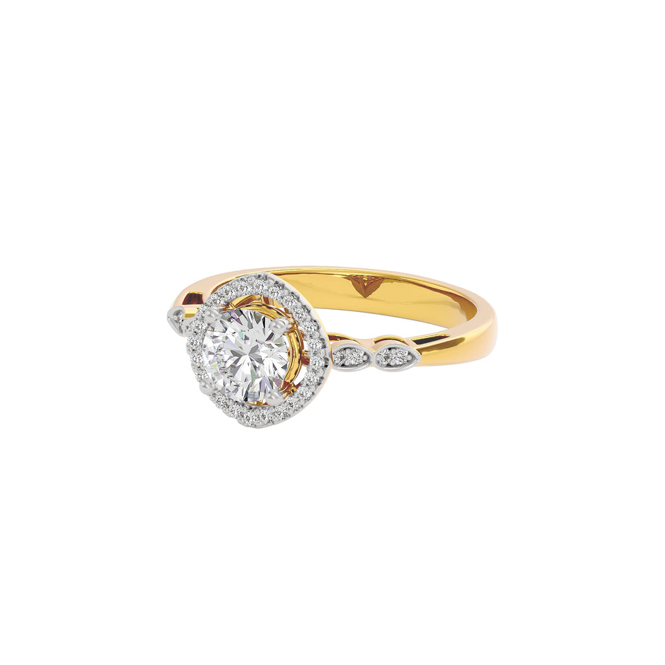 Timeless Trellis Diamond Ring 18 KT / Yellow Gold / 22