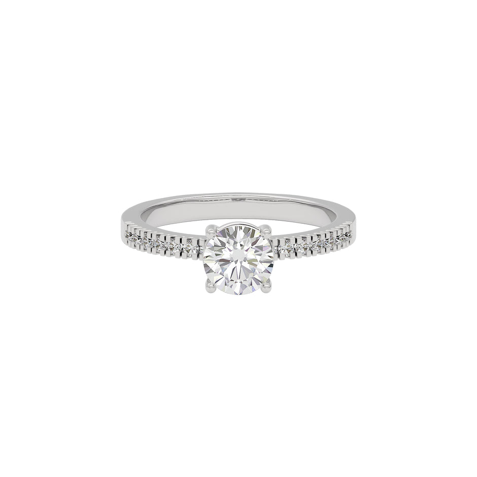 Mystic Monsoon Diamond Ring 18 KT / White Gold / 22