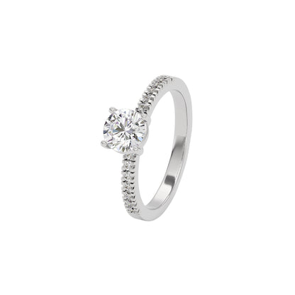 Mystic Monsoon Diamond Ring 18 KT / White Gold / 22
