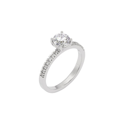Mystic Monsoon Diamond Ring 18 KT / White Gold / 22