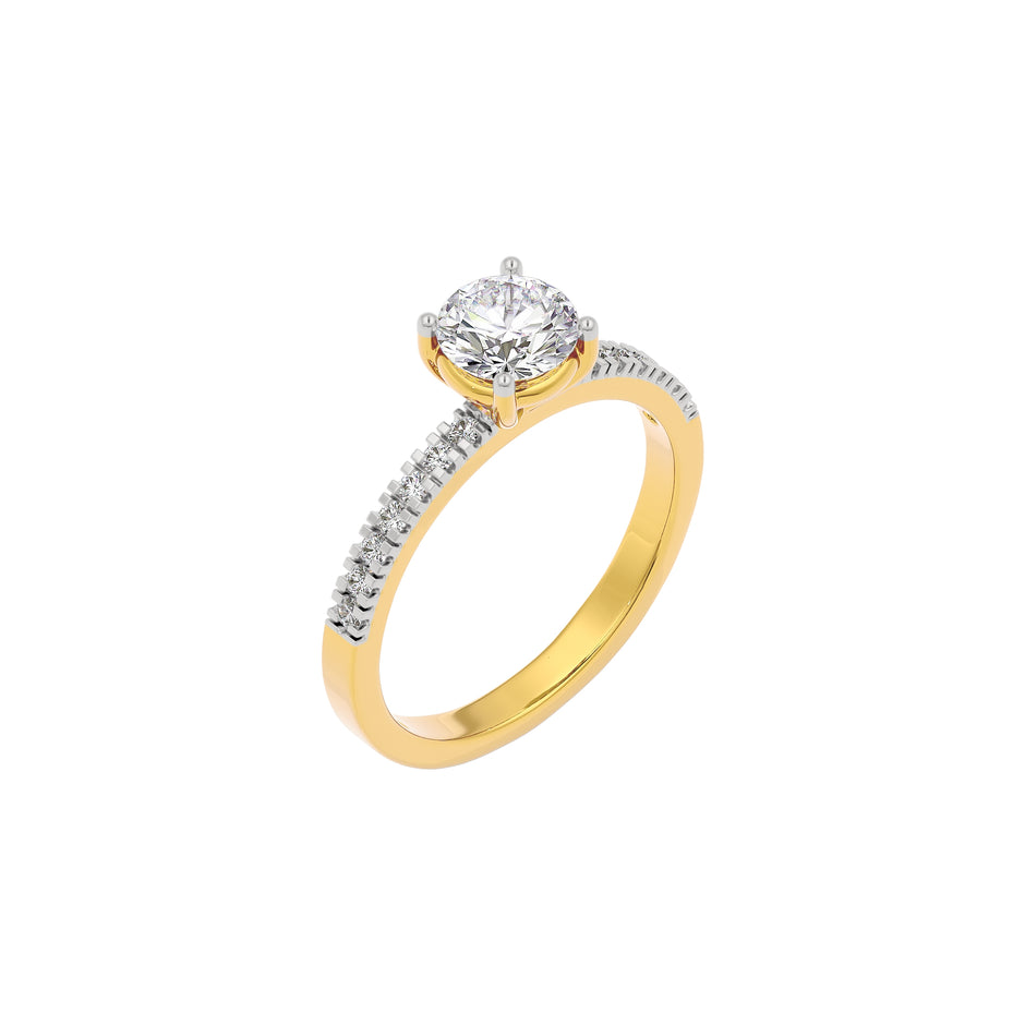 Mystic Monsoon Diamond Ring 18 KT / Yellow Gold / 22