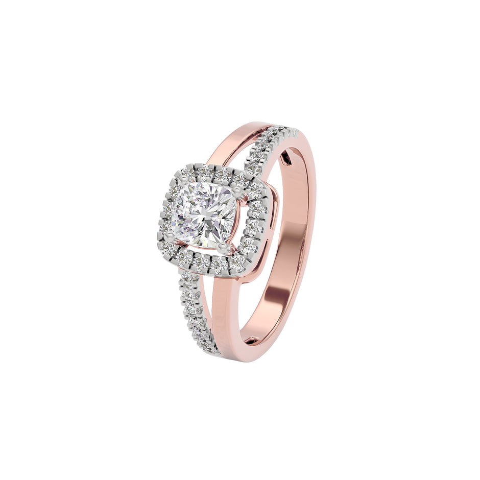 Dazzling Destiny Diamond Ring 18 KT / Rose Gold / 22