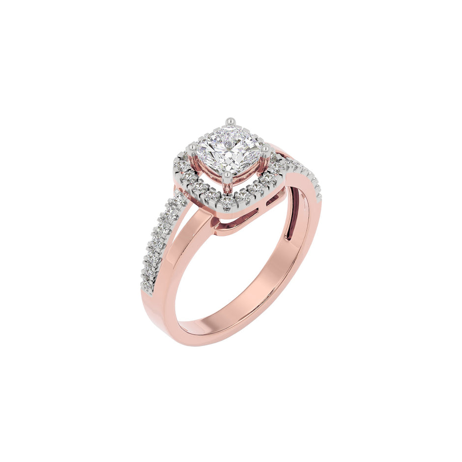 Dazzling Destiny Diamond Ring 18 KT / Rose Gold / 22