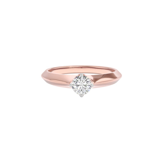 Twinkling Spark Diamond Ring 18 KT / Rose Gold / 22