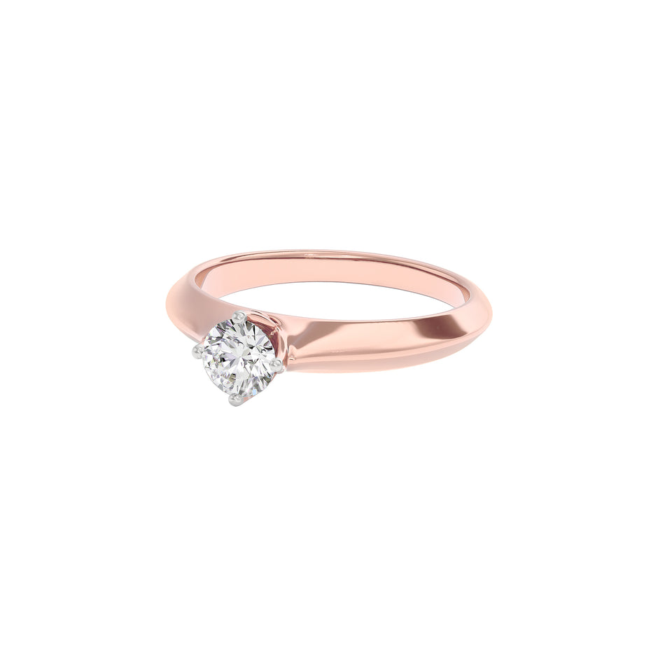 Twinkling Spark Diamond Ring 18 KT / Rose Gold / 22