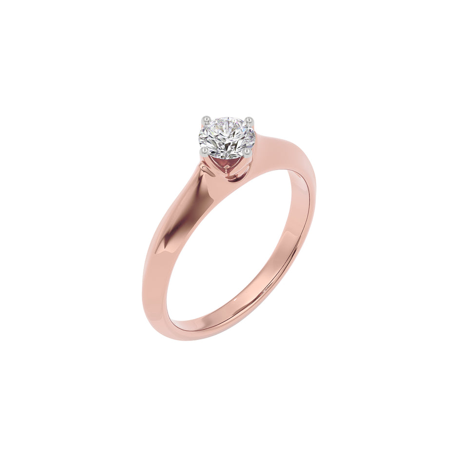 Twinkling Spark Diamond Ring 18 KT / Rose Gold / 22