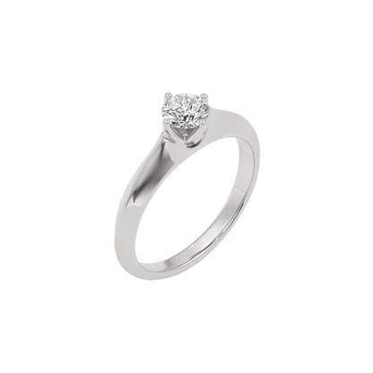 Twinkling Spark Diamond Ring 18 KT / White Gold / 22