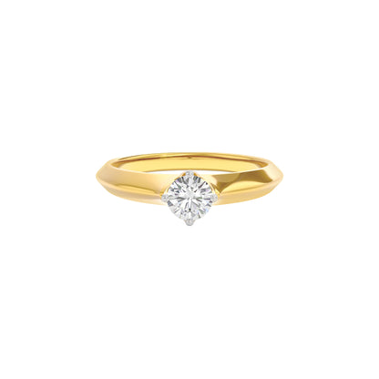 Twinkling Spark Diamond Ring 18 KT / Yellow Gold / 22