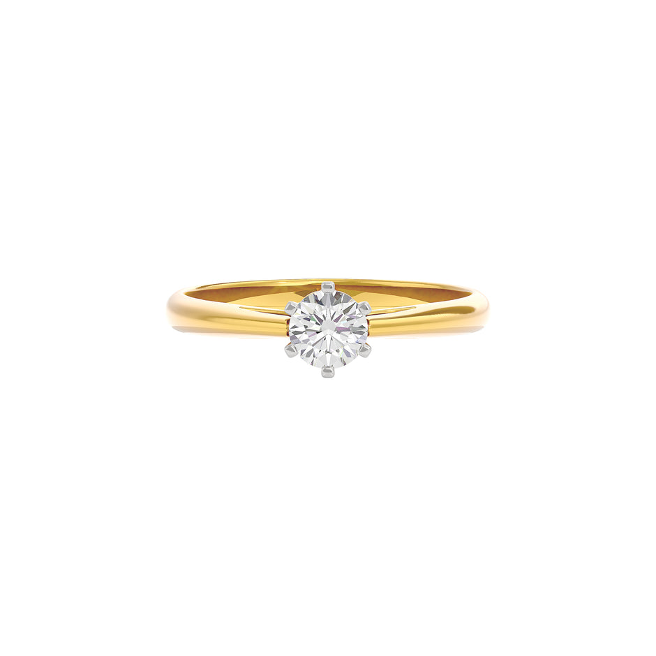 Celestial Jewel Diamond Ring 18 KT / Yellow Gold / 22