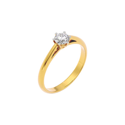 Celestial Jewel Diamond Ring 18 KT / Yellow Gold / 22