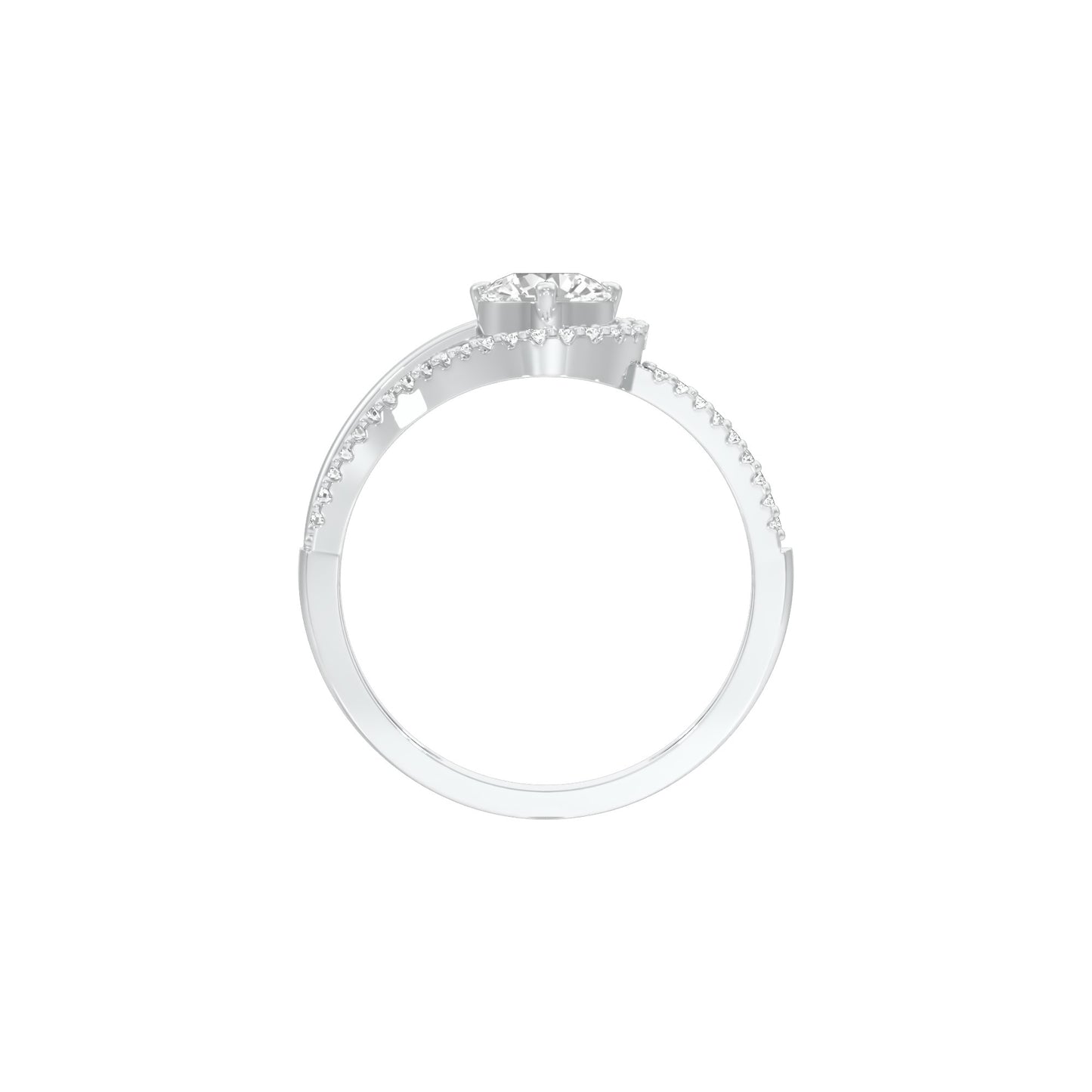 WLR000120 18 KT / White Gold / 22