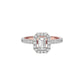 Dazzling Blush Diamond Ring 18 KT / Rose Gold / 22